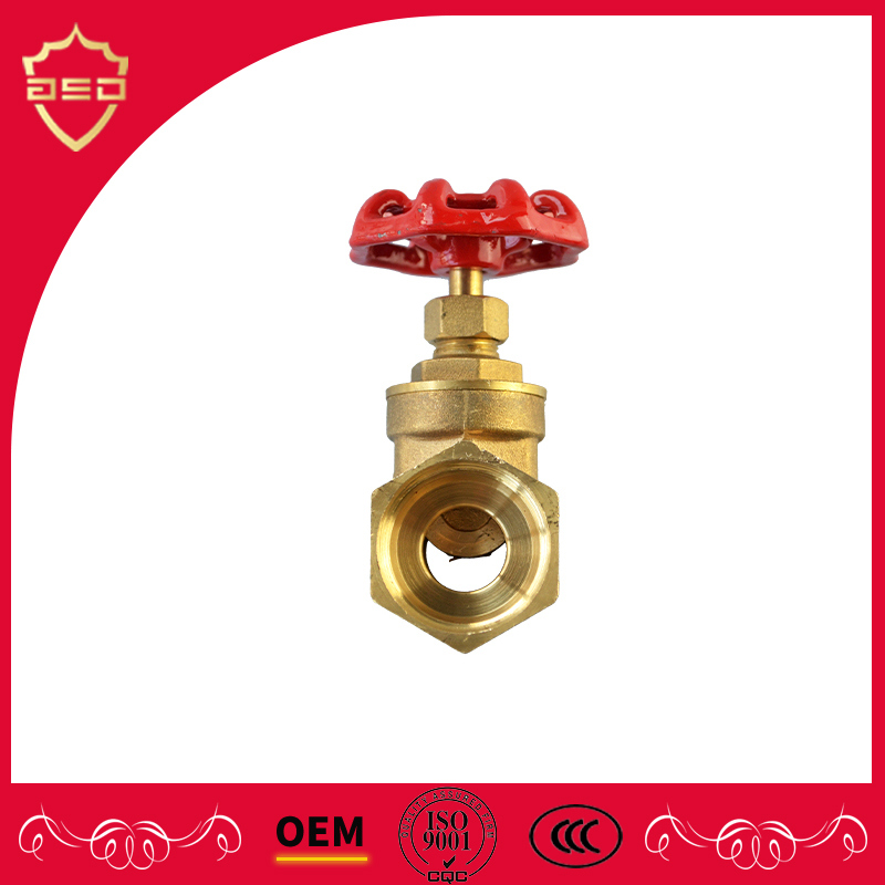 1 Inch Brass Polished Pn16 Brass Gate Valve