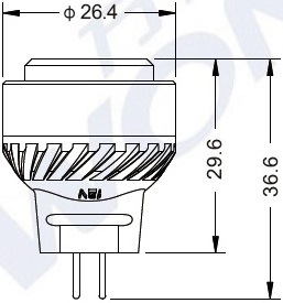 CREE LED Mr8 Bulb 2.5W Spotlight for Outdoor Lighting