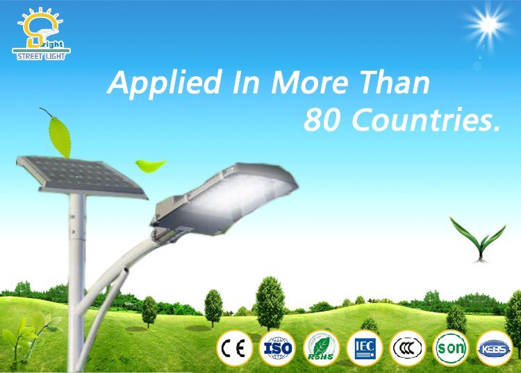 3-5 Years Warranty 30W-60W Solar Light with PV Panel
