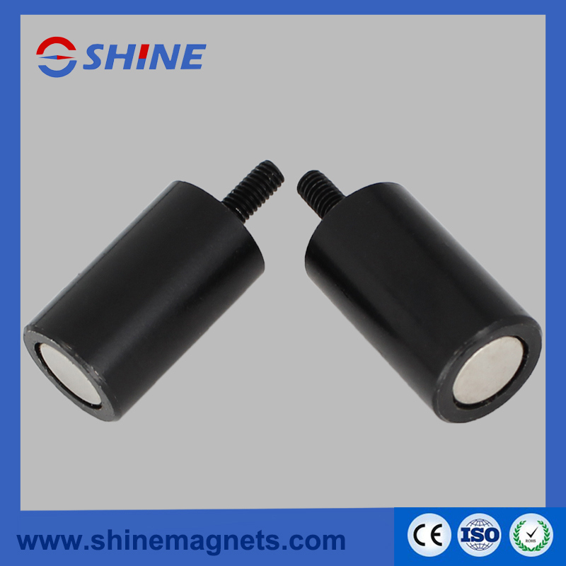 Black Bushing Magnet with Strong Magnetic Holding Force