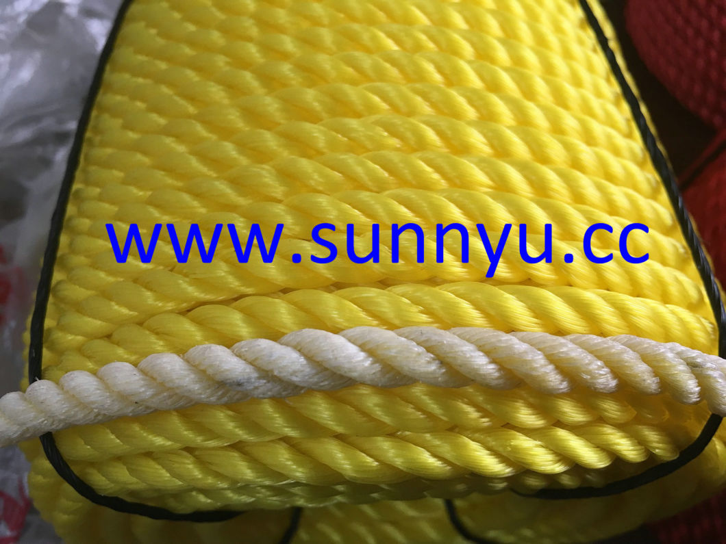 Professional Factory 3 Strands Nylon Packing Twisted Rope