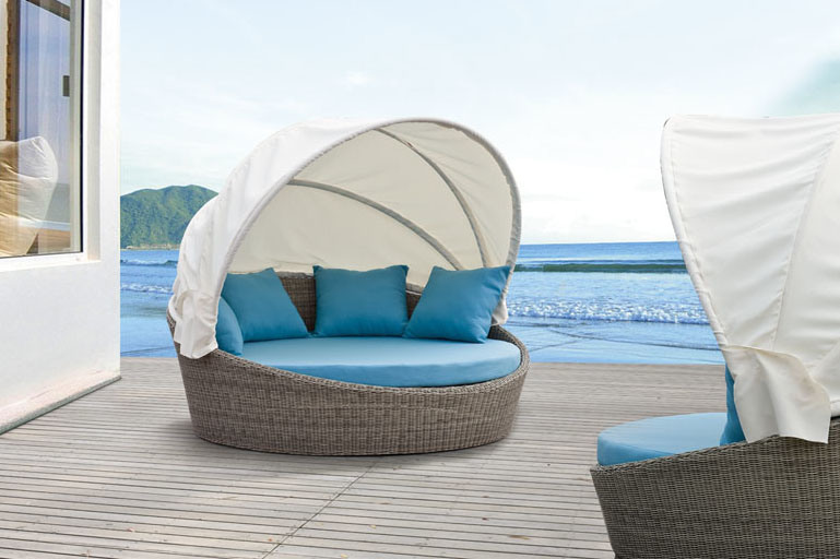 Outdoor Furniture Sun Loungers Wicker Daybed