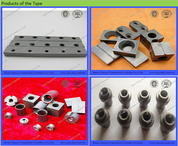 Cemented Carbide Wear Parts for Machine Accessories