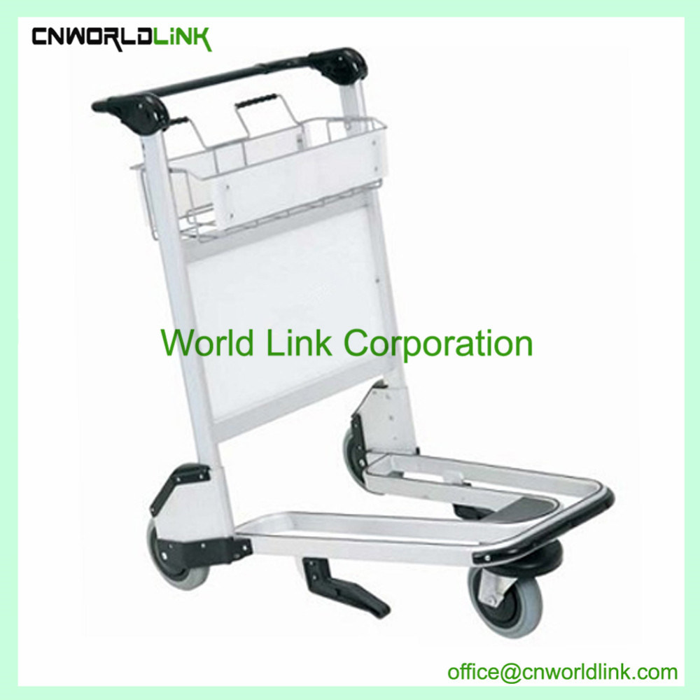 Airport Luggage Cart Aluminum with Brake Truck