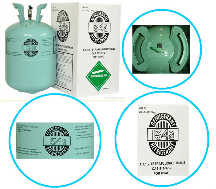 Refrigerant Gas R134A, Cool Gas R134A Replace R22 with Good Price