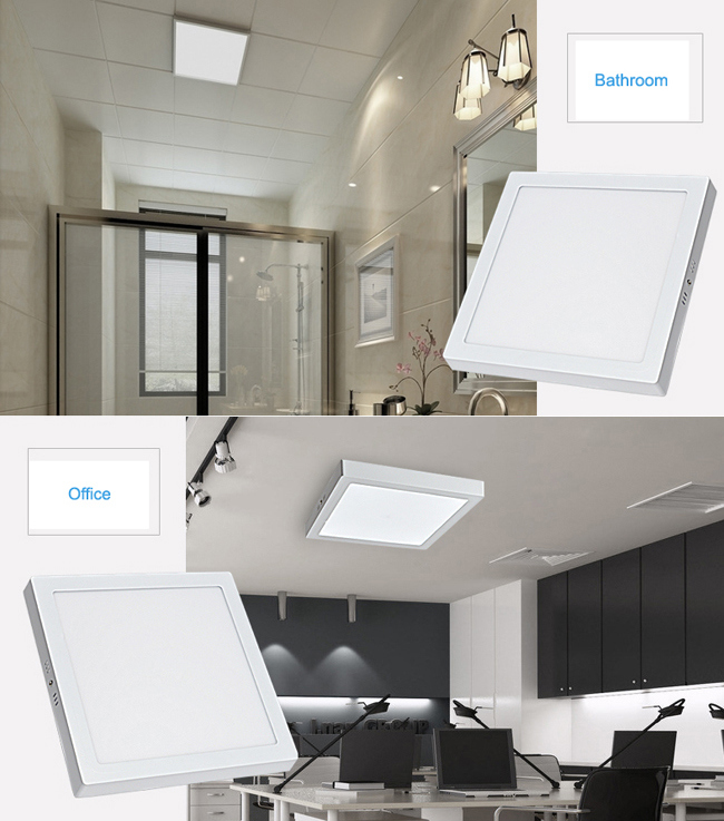 Best Solution Recessed and Surfaced 6W 12W 18W 24W LED Panel Light for South America