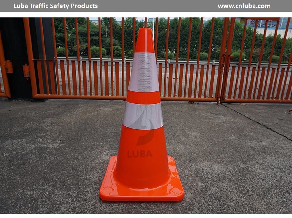 Reflective Tape PVC Road Safety Cone Traffic Cones