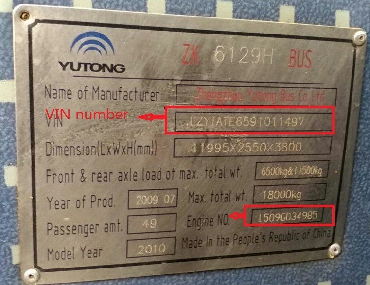 3716-00180 Yutong Bus Body Parts Side Turn Signal Lamp