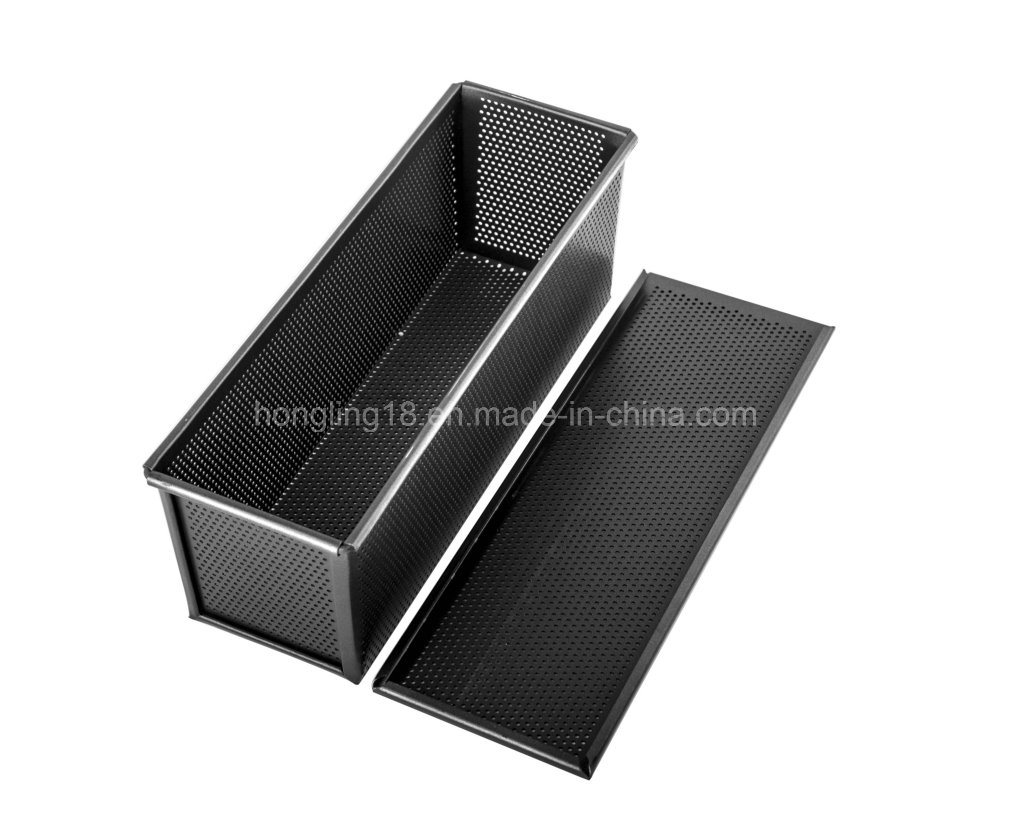 Silicone Aluminum Perforating Toast Box/Loaf Pan (Two-sides Non-stick)