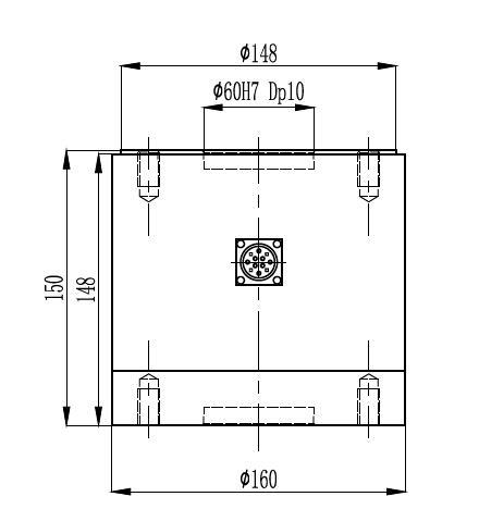 Triaxis Load Cell for 3 Axials Force Tester (B054)