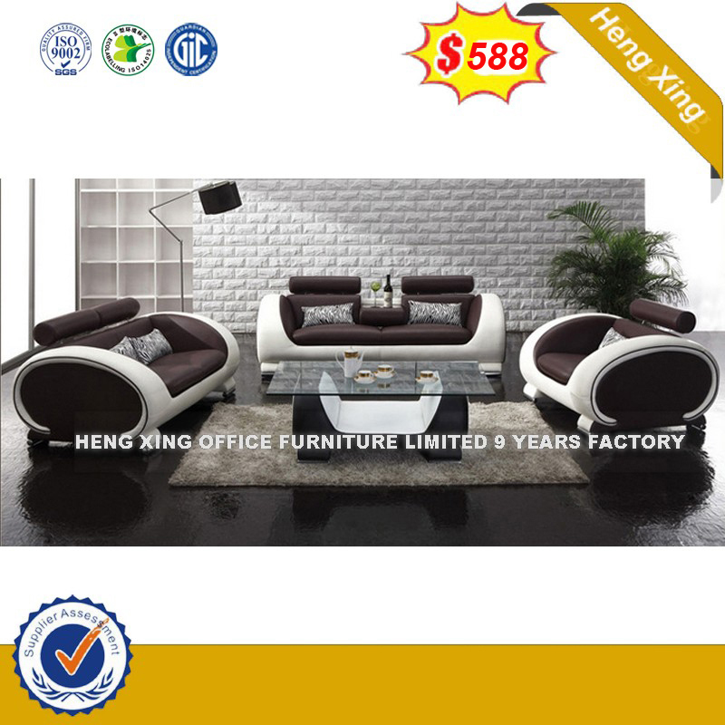 Modern Living Room Furniture Hotel Reception Leather Sofa (HX-SN045)