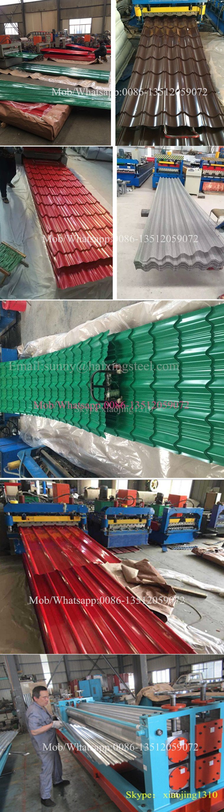 Prepainted Corrugated Galvanized Steel Roofing Sheets