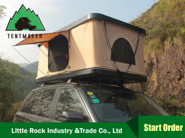 Hard Shell Roof Top Tent Open Quickly a Good Choice for Camping