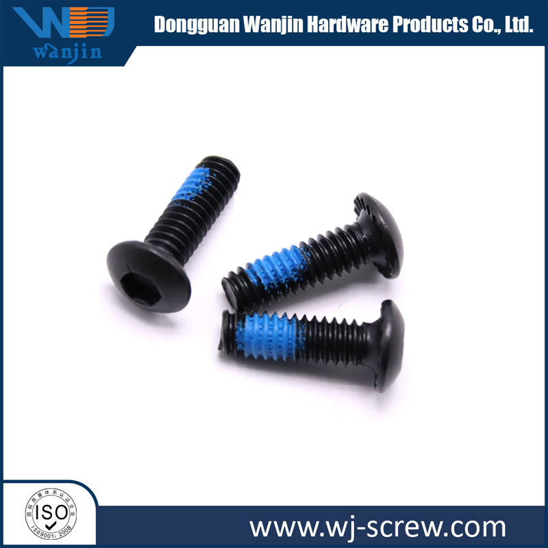 OEM Black Carbon Steel Round Head Hexagonal Hole Screw Bolt