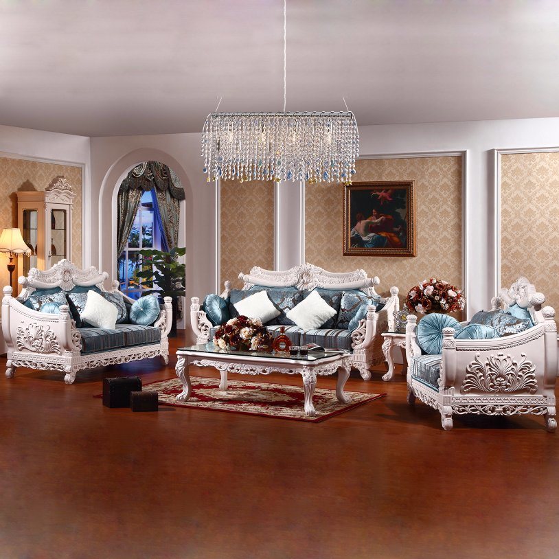 Living Room Furniture Sets with Classic Fabric Sofa (958)