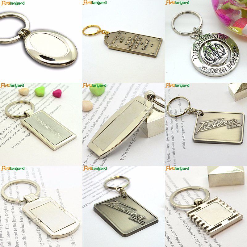 Factory Direct Sale Custom Metal Engraved Key Chains