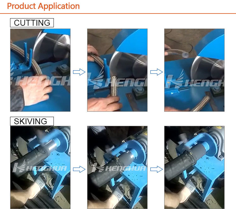 Professional Manufacturer Hydraulic Crimping Tools Rubber Hose Cutting Machine