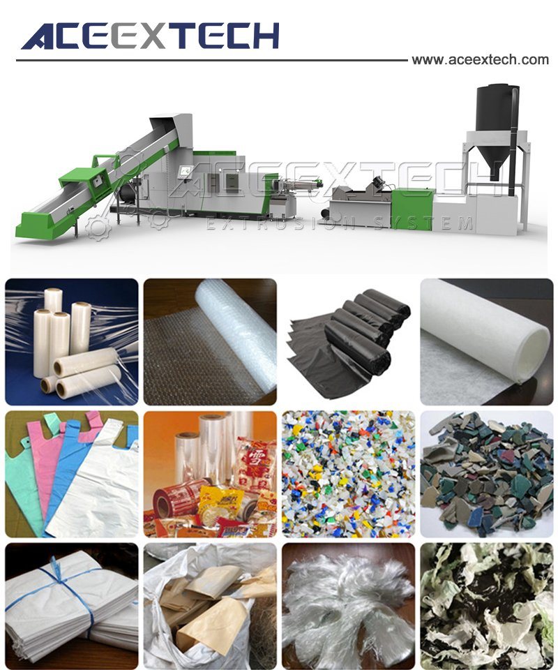 PP PE Plastic Recycling Extrusion Machine