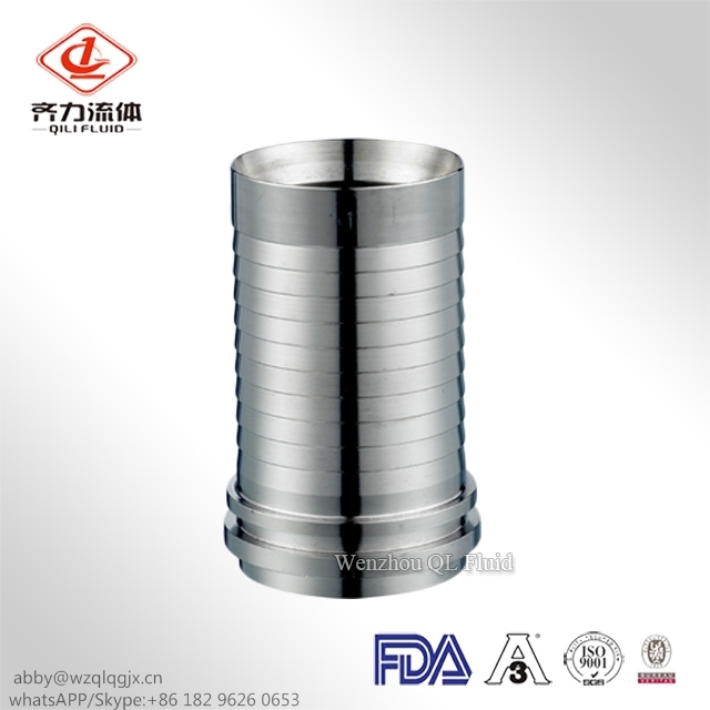 Sanitary Stainless Steel Pipe Fitting Tri Clamp Hose Adapter