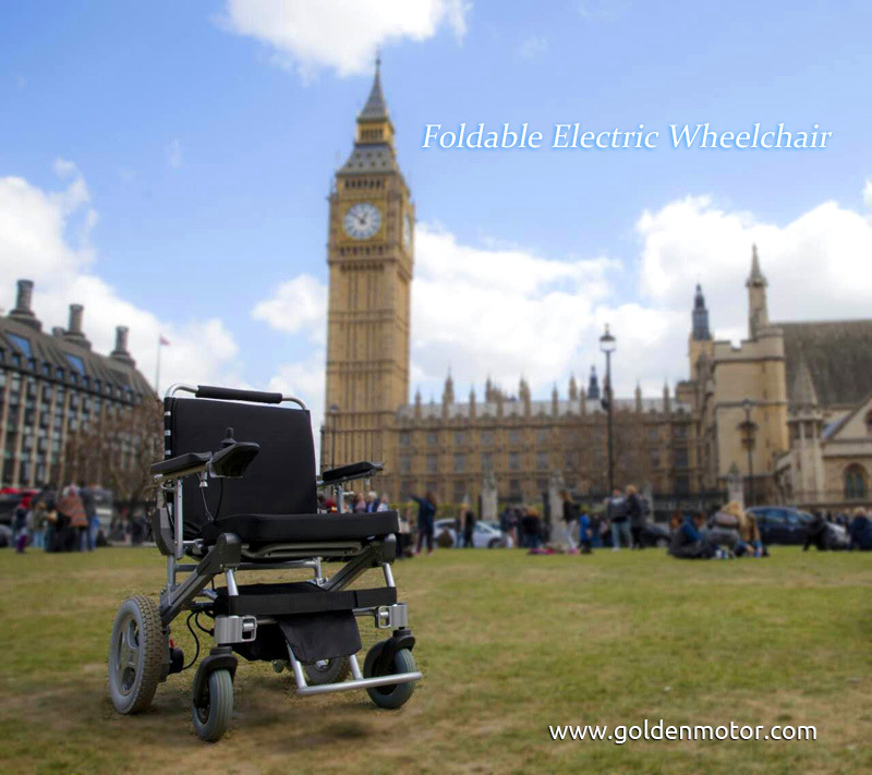 8inch Foldable Power Brushless Electric Wheelchair for Handicaped