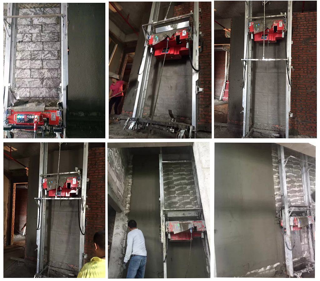 Construction Concrete Wall Plastering Machinery Equipment