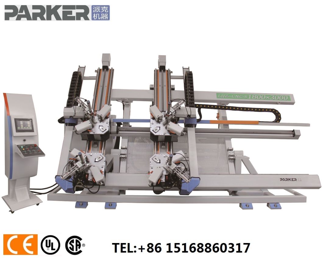 Aluminum Curtain Wall Cutting Double Mitre Saw