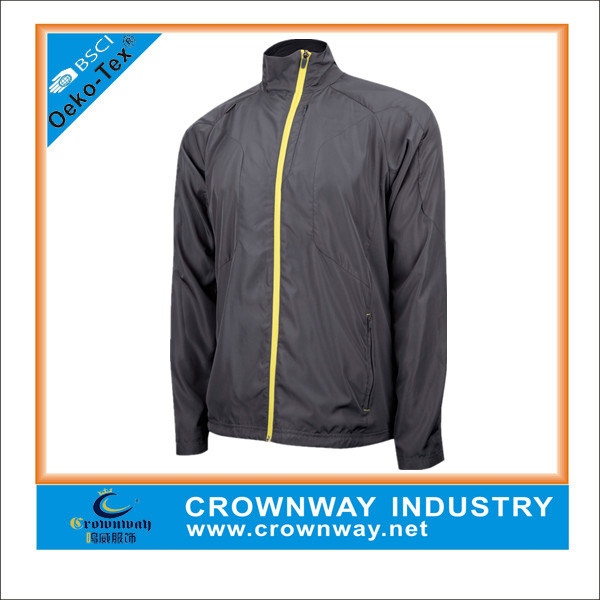 Mens Sports Lightweight Windbreaker Jackets with Reflective Printing