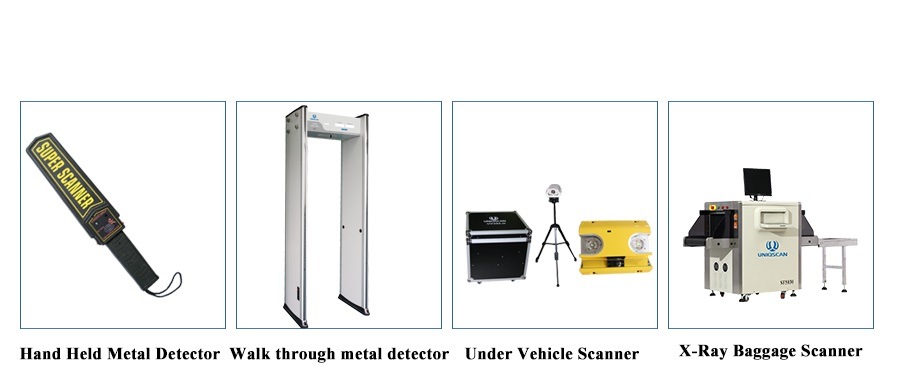 High Sensitivity 33 Zone Multi-Zone Arched Walk Through Metal Detector Security Walk Through Gates
