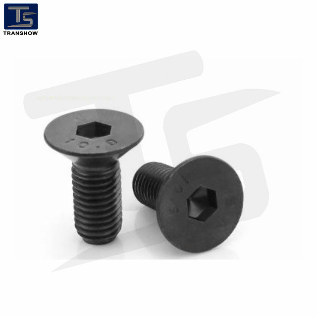 Black Finished Metric Hexagon Socket Csk Head Screws