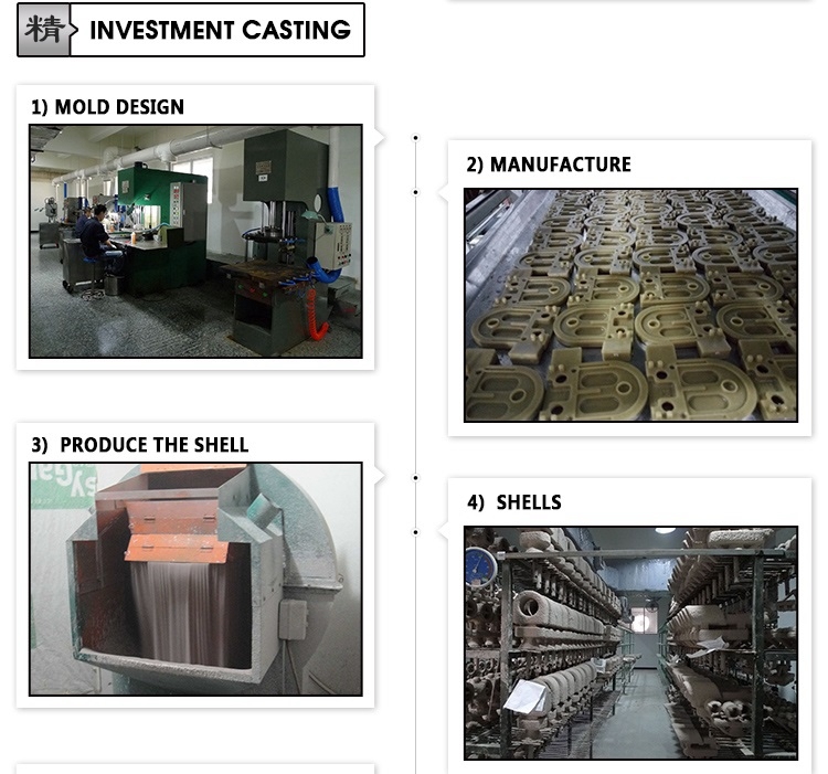 Custom MIG Welding Parts with Stainless Steel Investment Casting