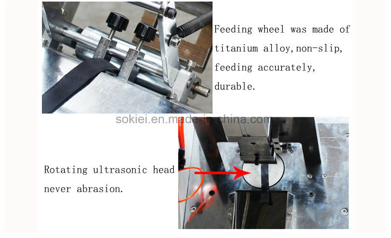 Automatic Ultrasonic Fabric Tape Cutting Machine
