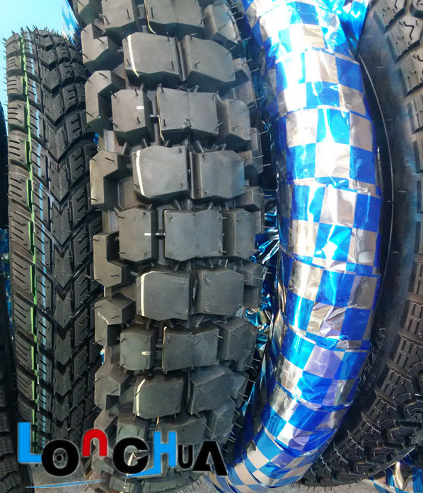 Natural Rubber Heavy Duty Notorcycle Tires with High Quality (2.75-17)