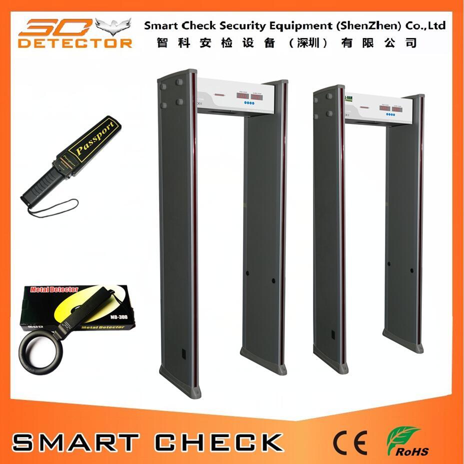 Security Equipment Single Zone Walk Through Checking Gate