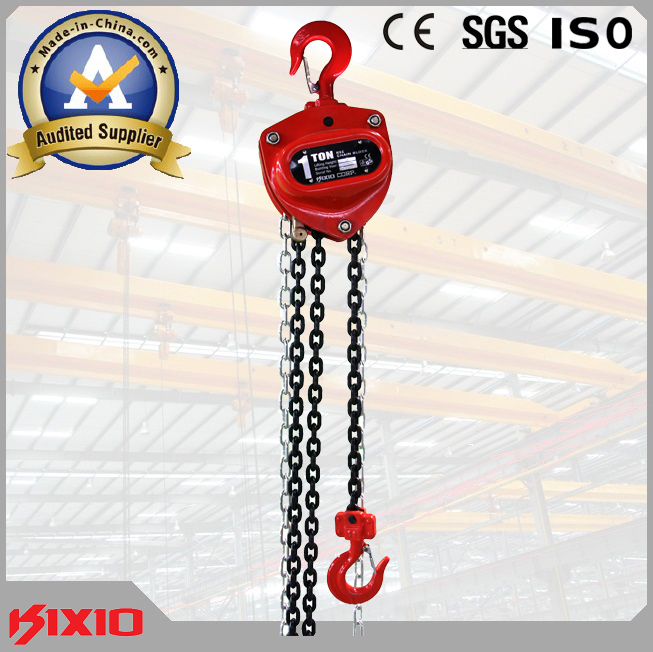 1t 2t 5ton 10ton Kixio Chain Hoist, Manual Chain Blocks
