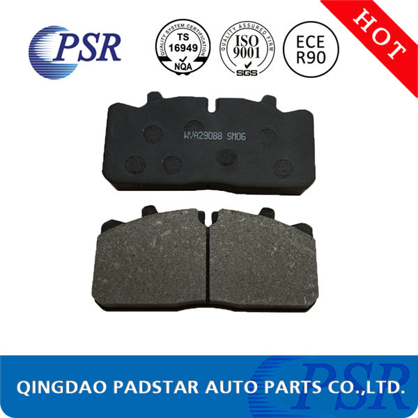 Wva29088 Front-Wheel Auto Spare Parts Truck Brake Pad for Mercedes-Benz