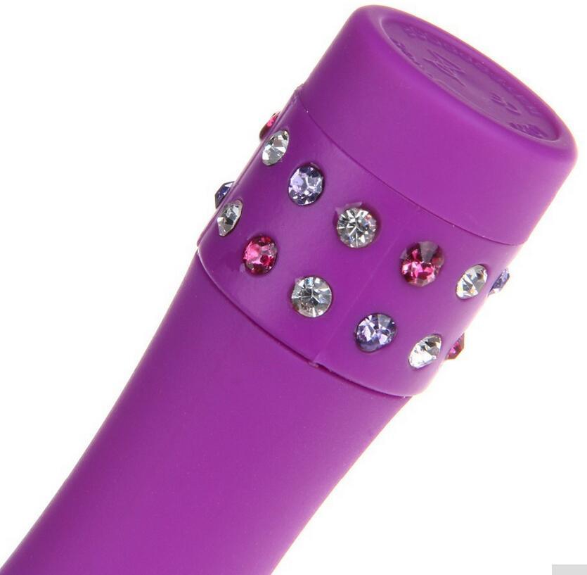 Wholesale Mini Diamond AV Magic Wand Massager Vibrator Sex Toys