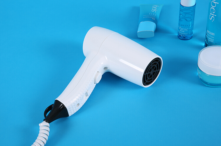 Wall-Mounted Mini Hotel Bathroom Colorful 1200W Hair Dryer with Plug