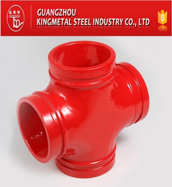 ASTM A536 C Grooved Cross Fittings Fire Protection