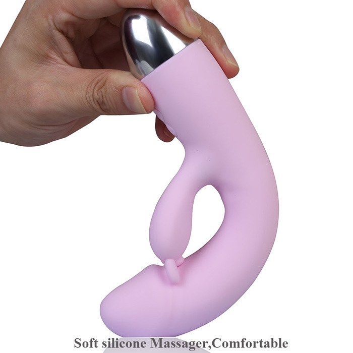 Rabbit Vibrator G Spot Clitoris Super Soft Massager Stimulator Rechargeable Wand Massager Adult Toys for Women