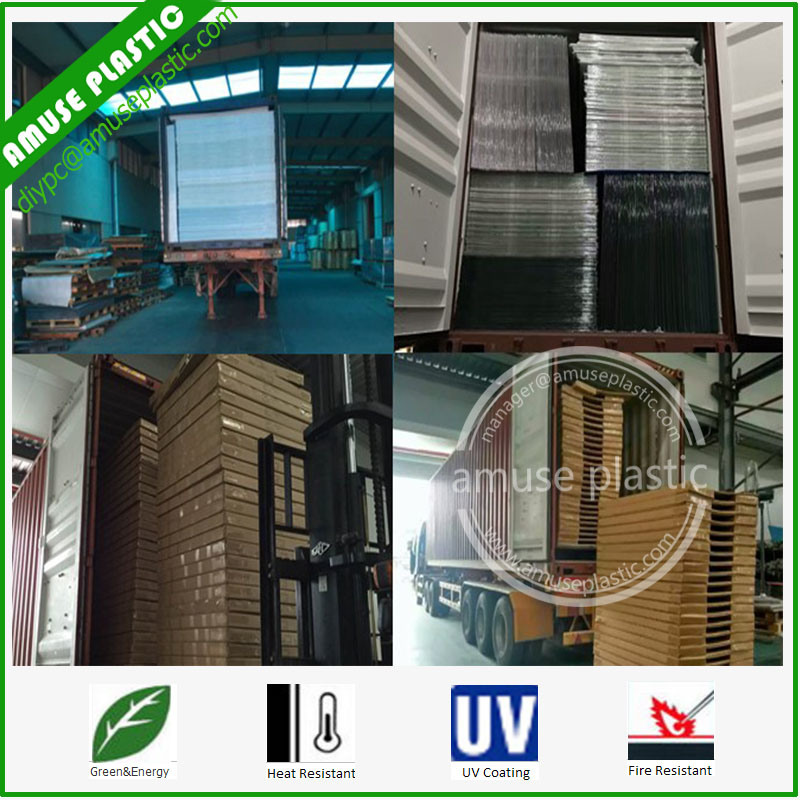 High Quality Anti-Dust PC U Profiles Bayer Polycarbonate Construction Accessories