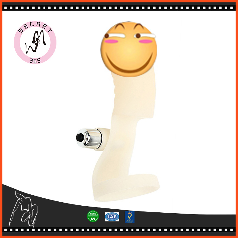Fingertip Orgasm G Spot Stimulator Two Finger Sleeve Vibrator Sex Toy for Couples
