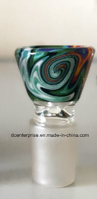 Cc29 Wigwag Glass Bowl for Smoking Pipe