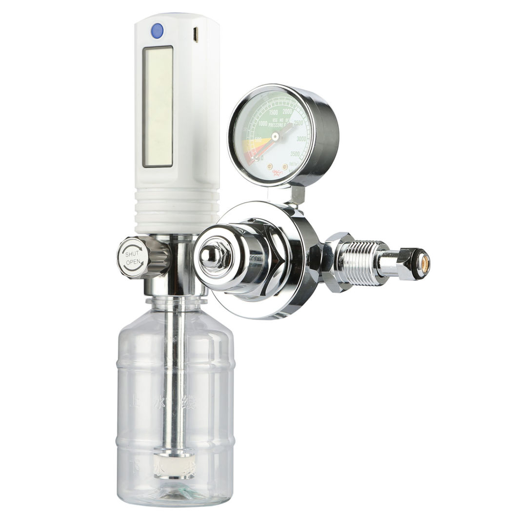 Digital Smart Medical Oxygen Flowmeter Regulator Hospital Equipment