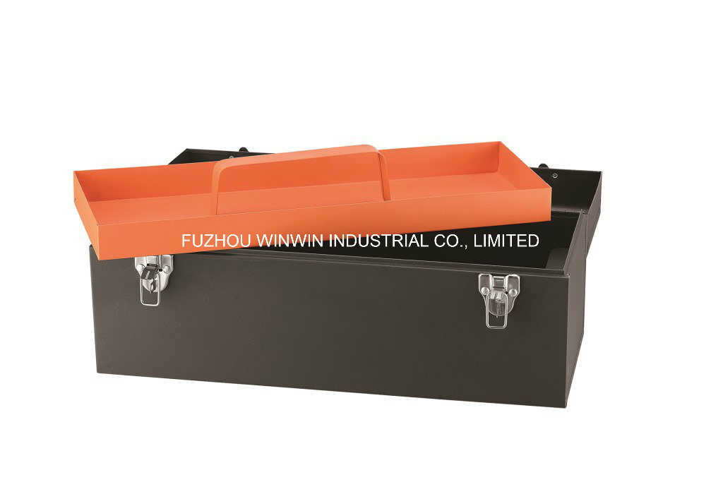 Steel Toolbox with One Inside Tray (WW-TB101L)