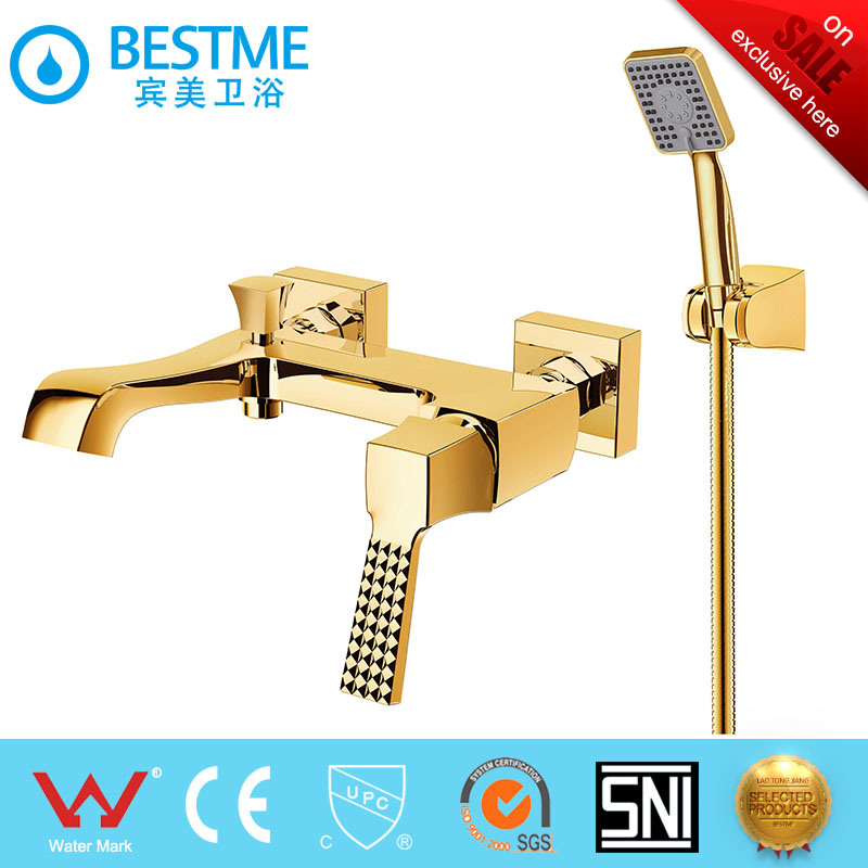 Luxury Golden Design Bathroom Shower and Bathtub Mixer Set (BM-30114G)