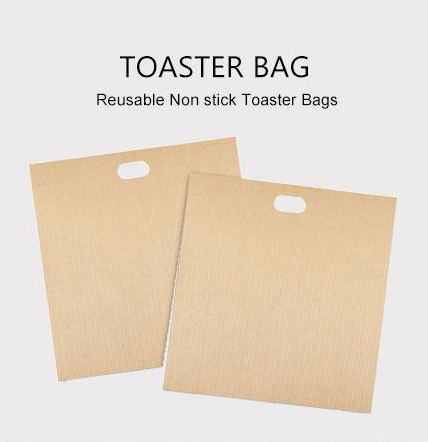 PTFE Fiberglass Fabric Heat-Resistant Reusable Microwave Toaster Bag