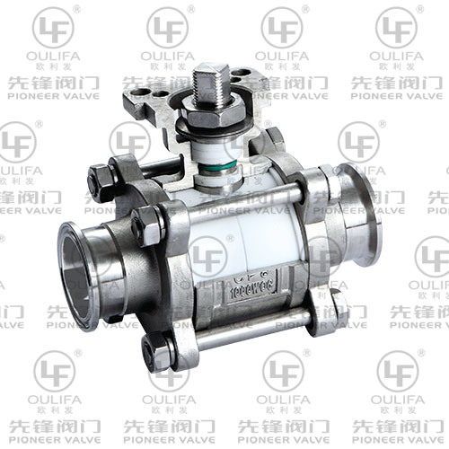 PTFE Cavity Filled Sanitary Ball Valve