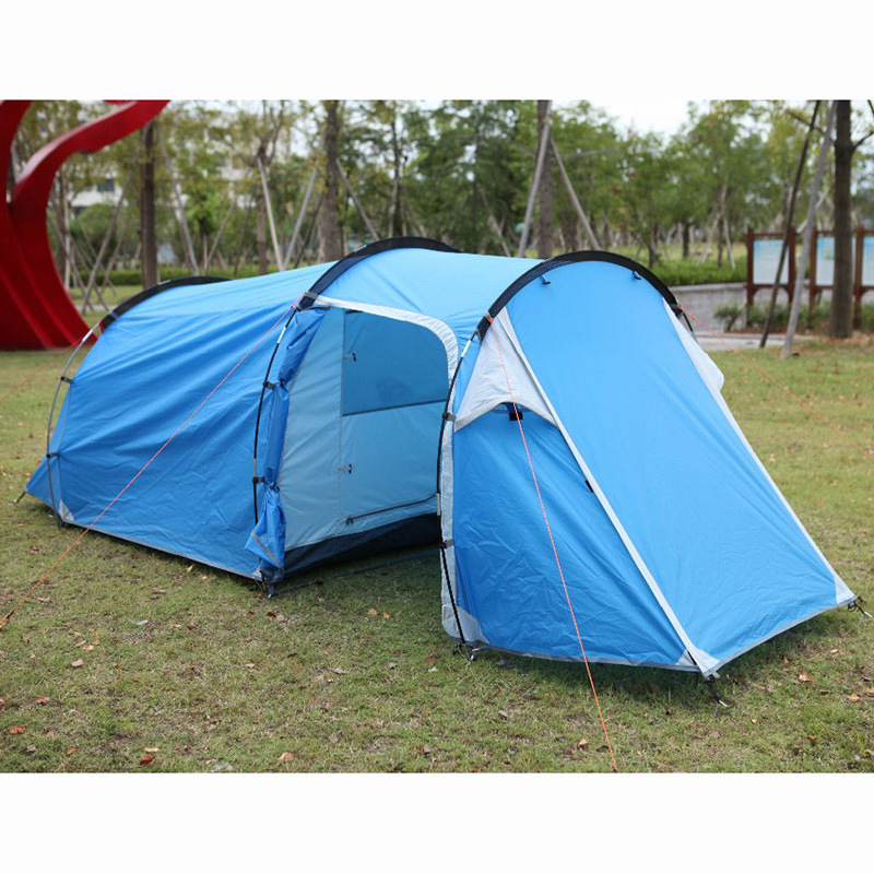 3-4 Person Waterproof Double Layer Tunnel Tent