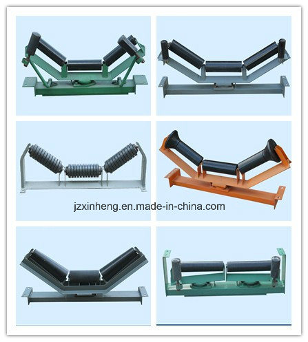 Belt Conveyor Rubber Impact Roller with Frame