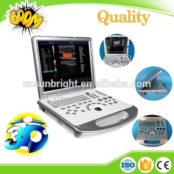 Sun-906s Cardiac/Vascular/Ob/Gyn Portable 3D 4D Echo Color Doppler Ultrasound Scanner